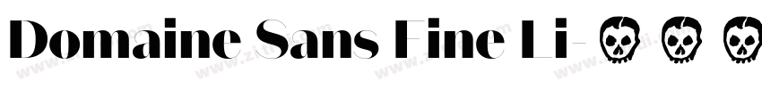 Domaine Sans Fine Li字体转换 Domaine Sans Fine Li字体转换